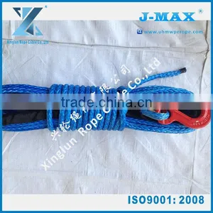 12mm CHNMAX Synthetic Winch Rope Cable With Hook Stopper thumbnail-1