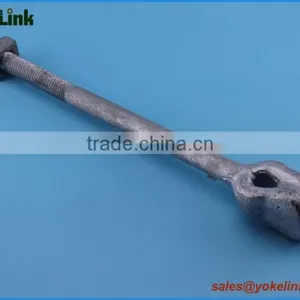 13550lbs Rolled Thread Hot Dip Galvanized Forged Thimble Eyebolts thumbnail-2