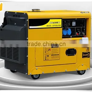 Super Silent 5000w Diesel Generator Set 6500AE With 186F Engine thumbnail-1