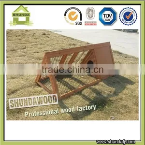Luxury Small Wooden Rabbit Hutch thumbnail-2