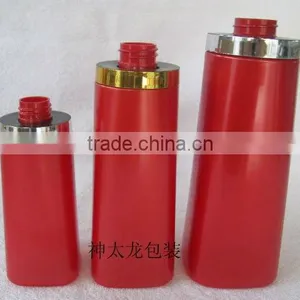 Red Plastic Shampoo Bottle thumbnail-1