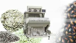 Multifunction CCD Wheat, Rice, Sorghum, Beans, Corn, Black Melon Seeds and Sunflower Seeds Color Soting Equipment thumbnail-1