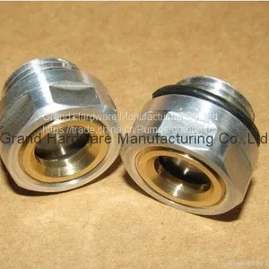 Gasketed Compressor Oil Sight Glass With Borosilicate Glass and Stainless Steel Reflector thumbnail-2