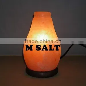 Himalayan Urn Shape Salt Lamp thumbnail-1