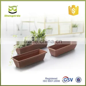 Taizhou Large Rectangle Cheap Terracotta Flower Pot thumbnail-2