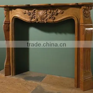 Factory Promotion Marble Fireplace Mantel thumbnail-4