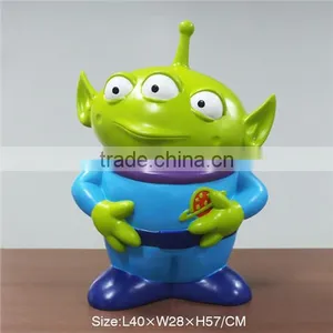 2015 Customized Resin Alien Cartoon Statue for Garden Decor thumbnail-1
