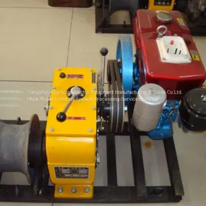 5 Ton Capacity Diesel Power Source Winch in Factory thumbnail-2