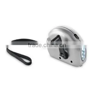 Dynamo Torch With 3 LED and 1m Tape Measure thumbnail-1