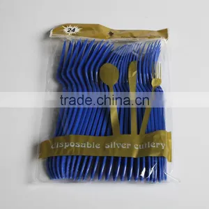 Colorful Disposable Plastic Fork for Dessert or Fruit thumbnail-1