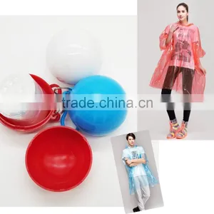 15122805 Factory Direct Selling Promotion Mini Poncho Ball With Keychain thumbnail-1