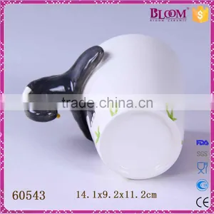 Unique White Ceramic Elephant Desgin Animal Mug thumbnail-6
