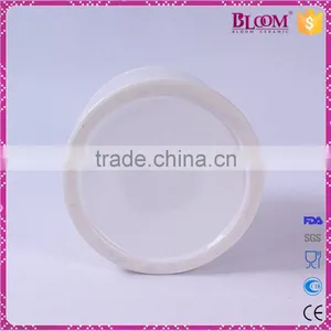 Ceramic White Custom Sugar Pot With Lid thumbnail-5