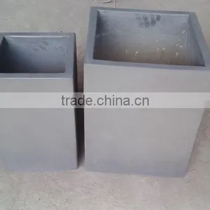 Square Lightweight Cement Pots-Concrete Flower Pots-Terrazzo Flower Planters thumbnail-1