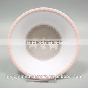 High Quality Custom Children Set Melamine Round Bowl and Rice Spoon thumbnail-3