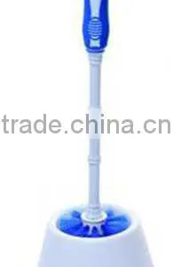 New Design Toilet Brush Plastic Cleaning Brush Sets With Holder thumbnail-4