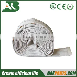 White PVC Lined Garden Canvas Water Hose For Irrigation thumbnail-1