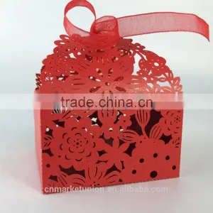 Customized Foldable Sweet Candy Box for Wedding Romantic Paper Wedding Box thumbnail-1