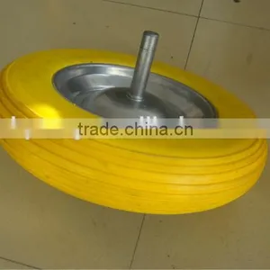 Flat Free Tire 4.00-8 pu Foam Wheel FP4008 thumbnail-1