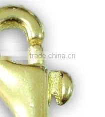High Quality Solid Brass Swivel Eye Snap Hook, Metal Snap Hook thumbnail-3