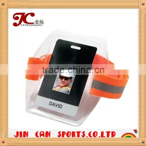 Customized Fabric Reflective Armband ID Badge Holder thumbnail-6