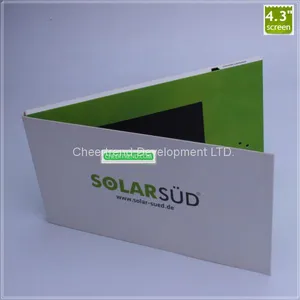 Customized Germany Language 4.3 Inch TFT Screen Lcd Video Greeting Card, Video Brochure thumbnail-4