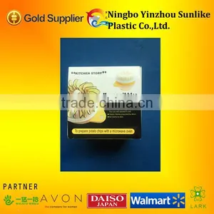 2017 BEST SELLER Non-stickMicrowave Potato Chip Maker/Plastic Microwave Potato Chip Maker thumbnail-1