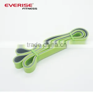 Hot Sale the Newest Developed Two Color Two Layer Latex Resistance Band Set Exercise Bands thumbnail-6