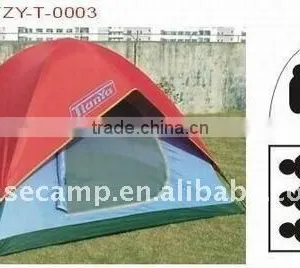3 People Round Outdoor Beach Tent thumbnail-1