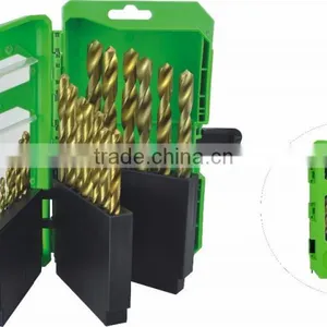 GS Certificated 25pcs High Speed Steel Twist Drill Bit Set thumbnail-1