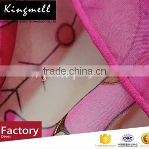 Custom Top End Digital Print Silk Scarf for Female in Spring thumbnail-4