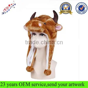 Fluffy Faux Fur Cute Animal Hats Long Eared Animal Hats Winter Animal Hat IN STOCK thumbnail-1