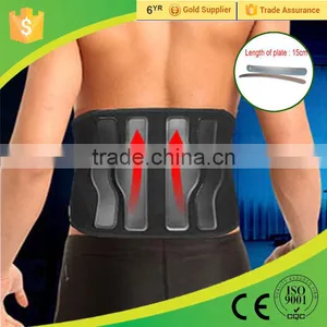 Black Breathable Lumbar Protector for Back Pain thumbnail-1
