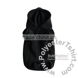 Cute Fleece Fabric Dog Hoodies With Zipper & Pocket Handmade Pet Puppy Sweater New Coat Apparel For Small Dog thumbnail-1