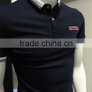 Bulk Boys Fake Pocket Polo Shirts With Different Styles Placket Polo T Shirts For Mens thumbnail-4