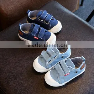 Zm35395a Fashion Children Boys Jeans Canvas Shoes Wholesale thumbnail-1