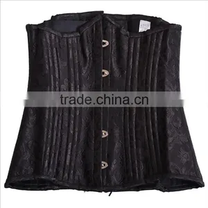 Walson Women Lace Up Boned Underbust Corset Bustier Waist Cincher Bodyshaper thumbnail-4