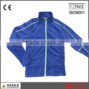 Mens Casual Outdoor Sports Knitted Wear Plain Cheap Fleece Jacket thumbnail-1
