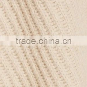 Knitted Wool Sweater Design for Women V-neck Back Length Blank Poncho thumbnail-5