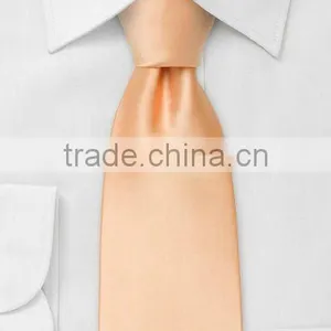 Solid Orange Necktie thumbnail-1