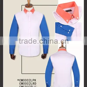 Latest 100% Cotton Colorful Casual New Fashion Shirts for Young Men thumbnail-1