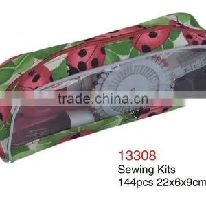 D&D PVC Sewing Kit Set in Zipper Pouch With Accessories Household & Traveling Accessory (No13301) thumbnail-1