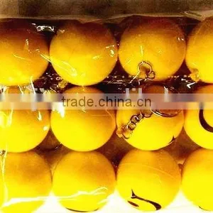 Promotional Smiling Face PU Foam Ball Keychian thumbnail-1