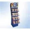 Retail Power Wing Stock Pop Cardboard Floor Displays Stands for Cosmetics thumbnail-1