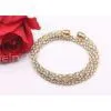 Handmade Rhinestone Crystal Jewelry Rhinestone Bangle Fashion Jewelry SR80218-G thumbnail-1