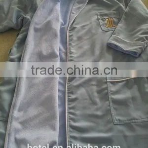 Wholesale Hotel OSFA Microfiber Bathrobe thumbnail-2