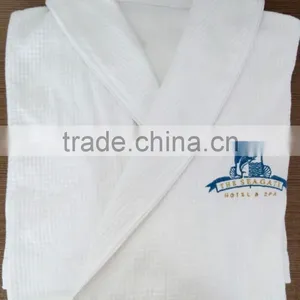 Hotel Knitted Waffle Bathrobe thumbnail-1