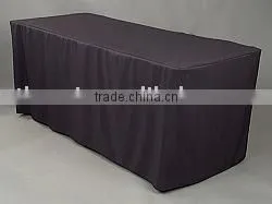 Polyester Tablecloth 6ft Table Fitted, Table Cover, Table Linen thumbnail-1