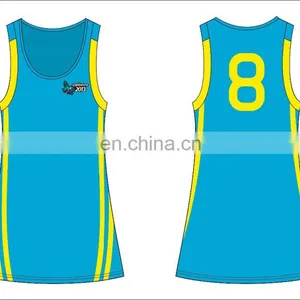Latest Dry Fit Custom Netball Jersey thumbnail-2