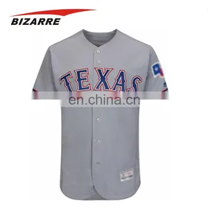 Wholesale 100% Polyester Baseball t Shirt Cheap Sublimation Baseball Jerseys thumbnail-1